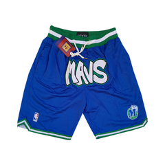 Short Básquet Vintage Dallas Mavericks C/ Bolsillo - Adulto