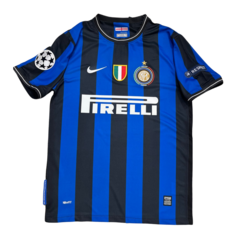 Camiseta Inter titular 2009/10 #4 Zanetti- Adulto - comprar online