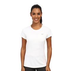 Remera Nike Miler Running Mujer Color: Blanca - By Playsport