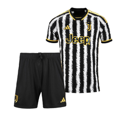 Kit Juventus Titular Adidas 2023/24 - Infantil