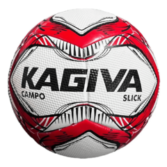 Pelota Futbol Kagiva Slick Campo Nº 5 Impermeable C/ Rojo
