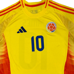 Camiseta Colombia Titular aeroready 2024 #10 James - Adulto - By Playsport