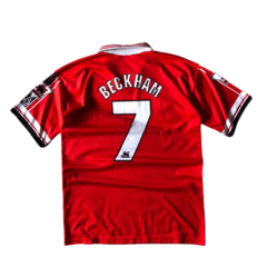 Camiseta Manchester United 1998-2000 #7 Beckham - adulto - By Playsport