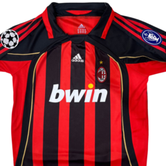 Kit Milan titular 2006/07 #99 Ronaldo - Infantil - By Playsport