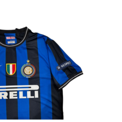 Camiseta Inter titular 2009/10 #4 Zanetti- Adulto - By Playsport