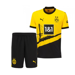 Kit Borussia Dortmund Titular Puma 2023/24 - Infantil