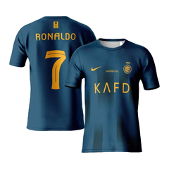 Camiseta Al Nassr Suplente Modelo Jugador Nike 2023/24 #7 Ronaldo - Adulto.