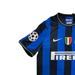 Camiseta Inter titular 2009/10 #4 Zanetti- Adulto - tienda online