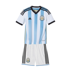 Kit Selección Argentina Titular Adidas 2014 - Infantil en internet