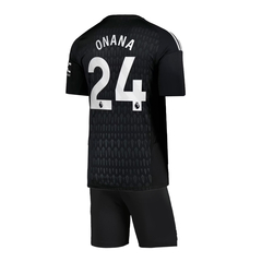 Kit Manchester United Tercero Arquero Adidas 2024 #24 Onana - Infantil en internet