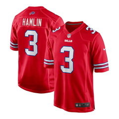 Camiseta Futbol Americano NFL Buffalo Bills Nike Rojo #3 Hamlin - Adulto