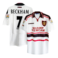 Camiseta Manchester United Suplente Umbro 1996/97 #7 Beckham - Adulto