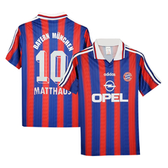 Camiseta Bayern Munich Titular Adidas 1996 #10 Matthaus - Adulto