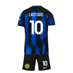 Kit Inter de Milán Titular Nike 2023/24 #10 Lautaro - Infantil en internet