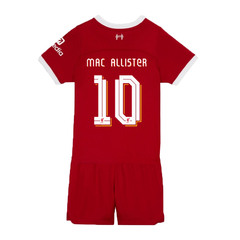 Kit Liverpool Fc Titular Nike 2023/24 #10 Mac Allister - Infantil en internet