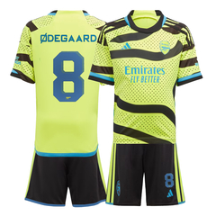 Kit Arsenal Fc Suplente Adidas 2024 #8 Ødegaard - Infantil