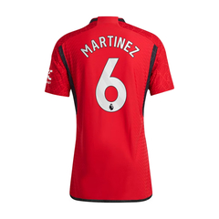 Camiseta Manchester United Titular Authentic Adidas 2023/24 #6 Martinez - Adulto en internet