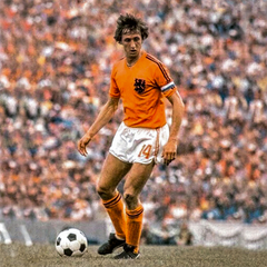 Camiseta Holanda Titular Retro 1974 Johan Cruyff #14 - Adulto - comprar online