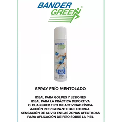 Aerosol Spray Bander Green Frío Golpes Lesiones de 240c. - comprar online