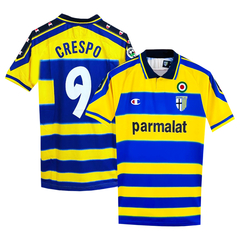 Camiseta Parma Titular Vintage 1999/00 #9 Crespo - Adulto