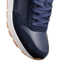 Zapatillas Skechers Streetwear Uno Stacre - Navy Leather - By Playsport