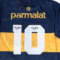 Camiseta Boca Juniors Olan Parmalat 1995 - Manga Larga - By Playsport