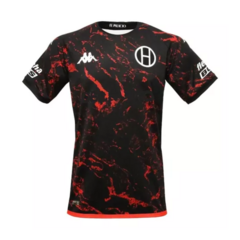 Camiseta Kombat Pro Slim Huracàn 2022 Black Red