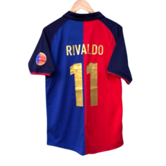 Camiseta Barcelona titular 1999 #11 Rivaldo - Adulto - comprar online