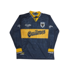 Camiseta Boca Juniors Retro Olan 1995 Manga Larga.