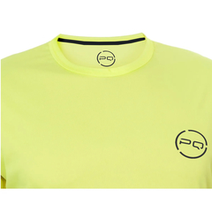 Remera Pádel Quick Tenis/ Pádel Rápido Secado Color Amarillo Flúor en internet