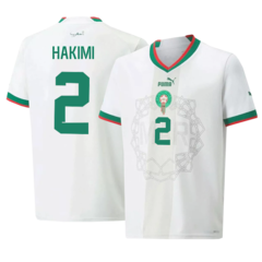 Camiseta Selección Marruecos Suplente Puma 2022 #2 Hakimi - Adulto