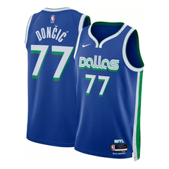 Musculosa Dallas Mavericks City Editions Nike 2023 #77 Doncic - Adulto