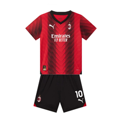 Kit Ac Milán Titular Puma 2024 #10 Rafa Leao - Infantil - comprar online