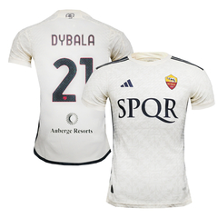 Camiseta As Roma Suplente Modelo Jugador Adidas 2023/24 #21 Dybala - Adulto