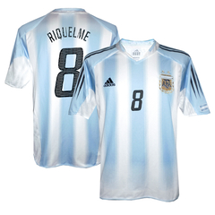 Camiseta Selección Argentina Titular Adidas 2005 #10 Riquelme - Adulto