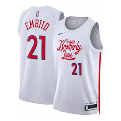 Musculosa Philadelphia 76ers City Edition Nike #21 Embiid - Adulto