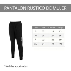 Pantalón Deportivo Reusch Frisa C/ Negro - Mujer - By Playsport