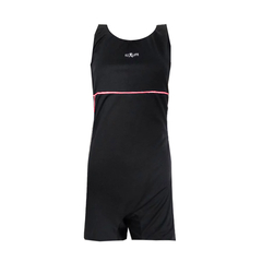 Malla Natación Ez Life Deportiva Anticloro C/negro Con Short