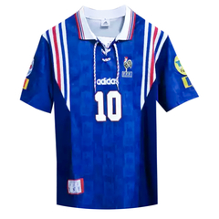 Camiseta Selección Francia Titular Adidas 1996 #10 Zidane - Adulto - comprar online