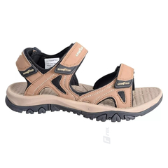 Sandalias Goodyear 3 Velcros C/ Marrón - Adulto - comprar online