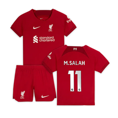 Kit Liverpool Fc Titular Nike 2023 #11 M. Salah - Infantil