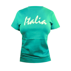 Remera Italia Diadora Deportiva Wflor Tee C/ Verde - Mujer