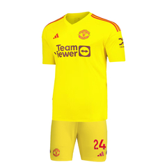 Kit Manchester United Suplente Arquero Adidas 2024 #24 Onana - Infantil - comprar online