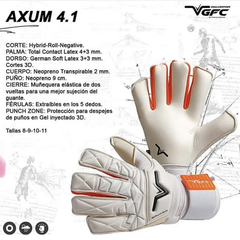 Guantes Arquero Volk Axum Profesional Con Férulas - Adulto - By Playsport