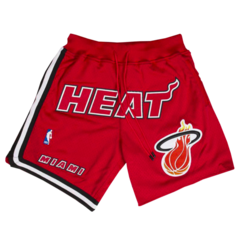 Short Básquet Miami Heat Vintage C/ Bolsillo - Adulto