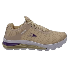 Zapatilla Deportiva Stone Beige/violeta - Mujer