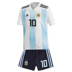 Kit Selección Argentina Titular Adidas 2018 #10 Messi - Infantil - comprar online