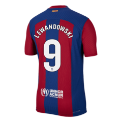 Camiseta De Fc Barcelona Titular Match Nike 2023/24 #9 Lewandowski - Adulto en internet