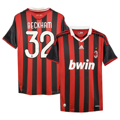 Camiseta AC Milán Titular Adidas 2009/10 #32 Beckham - Adulto