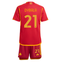 Kit As Roma Titular Adidas 2023/24 #21 Dybala - Infantil en internet